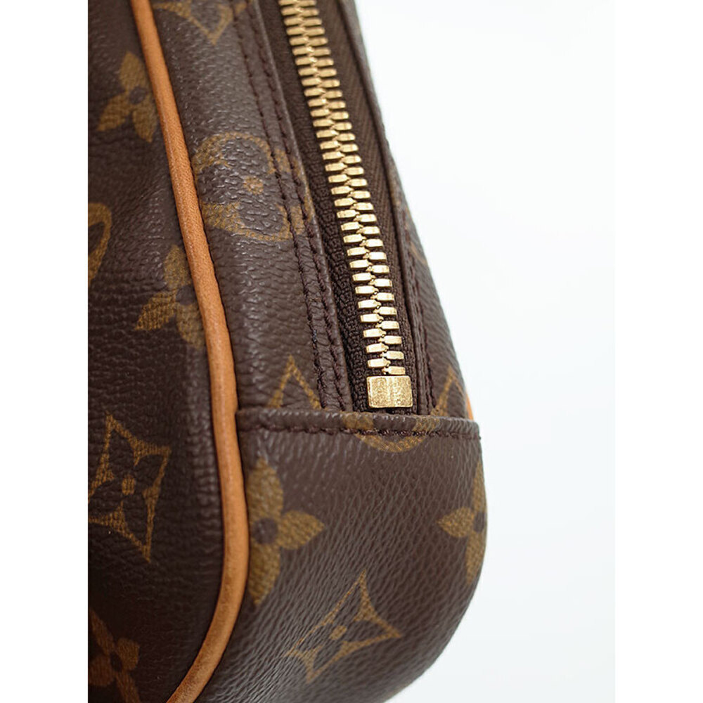 Louis Vuitton Monogram Leather Brown Pochette Ganjou Body Bag - Picture 7 of 8
